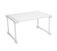 Jeffergarden Estante del Organizador del Gabinete, de Rayo Fuerte del Estante de Almacenamiento de Gabinete Expandible para Baños Apilables (Longitud 67-88cm / 26.4-34.6in)
