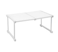 Jeffergarden Estante del Organizador del Gabinete, de Rayo Fuerte del Estante de Almacenamiento de Gabinete Expandible para Baños Apilables (Longitud 47-68 cm / 18.5-26.8in)