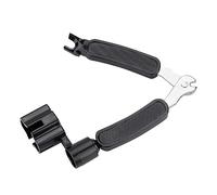 Jeffergarden Extractor de Pasadores de Puente de Guitarra, Enrollador de Clavijas de Cuerda con Cortador Incorporado para Mandolinas de Banjos Bajos, Diseño Ergonómico, Compatibilidad Universal
