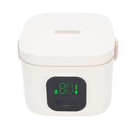 Jeffergarden Fiambrera Eléctrica, Calentador de Alimentos con Calefacción de Acero Inoxidable 304, 500 Ml, 25 W, Inalámbrico, Alimentado por Batería con Temporizador de Revestimiento Extraíble,