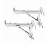 Jeffergarden Gatos de Escalera Ajustables, Soporte Estabilizador de Escalera de Acero de Aleación, Capacidad de Carga de 264.6 Lb, Se Adapta a Escaleras Circulares o en D, para Pintura de Paredes,