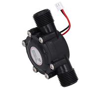 Jeffergarden Generador de Flujo de Agua Micro Hidroeléctrico Hidroeléctrico DC 12 V Micro Hidro Eléctrico sin Escobillas con Rosca Macho G1/2 Pulgadas para Ducha Luminosa Pantalla LED e Inducción