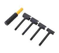 Jeffergarden Herramienta de Ajuste de Bisagra de Puerta Llave de Ajuste de Espacio de Bisagra de Acero 4 en 1 Kit de Alineación de Alta Resistencia con 4 Cabezales y Manija para Reparación de (YELLOW)