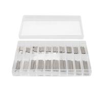Jeffergarden Herramienta de la Banda de Reloj 300pcs Kit de Barra de Resorte de Acero Inoxidable con Caja de Plástico para la Correa de Pulsera Reemplazo y Reparación del Pasador (Cabeza Individual