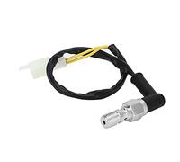 Jeffergarden Interruptor de Freno Hidráulico con Aluminio y Plástico de Primera Calidad, Larga Vida útil, Excelente Rendimiento de Frenado para motocicletas. Viene con un Enchufe y Arandelas para