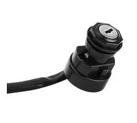 Jeffergarden Interruptor de Llave de Encendido Interruptor de Bloqueo de Encendido de Metal de Plástico Negro 2 Pines con 2 Llaves para Motocicleta ATV para YFM 350 Bruin 660R 700R 350X Warrior