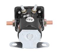 Jeffergarden Interruptor de relé de Arranque Contactor de CC Solenoide SW?3, Motor Magnético de 12 V CC Base Plana con Arandela de Tuerca, Se Adapta a la Mayoría de las Válvulas de Solenoide de 1956