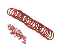 Jeffergarden Juego de Anillos de Sellado de Silicona para Máquina de café, 120 Piezas, Resistente a Altas Temperaturas, Sellado Impermeable para Junta de Grupo de Preparación, Cápsulas de café,