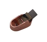 Jeffergarden Juego de Cortadores Planos de Latón de 5 Piezas, Herramienta Luthier de Violín de Suela Curva para Carpintería con Cuchillas de Acero Ajustables (Oro rosa)