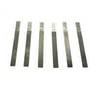 Jeffergarden Juego de Limas para Tuercas de Guitarra Eléctrica de 6 Piezas de Acero Inoxidable (Limas para tuercas de guitarra eléctrica (09-42))