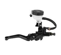 Jeffergarden Juego de Palancas de Cilindro Maestro de Embrague de Freno de Motocicleta Palancas de Manillar Universales de Aluminio CNC de 22 Mm con Depósito Desmontable Fácil de Instalar para