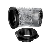 Jeffergarden Kit de Acoplamiento de Ventilación para Secadora, Conector Magnético Hermético de Aluminio y Manguera para una Ventilación Segura a Prueba de Fugas