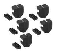 Jeffergarden Kit de Cepillo de Limpieza y Cubierta de Bloque Calentador de Silicona de 5 Piezas Compatible con Impresora 3D AD 5X