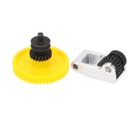 Jeffergarden Kit de de Engranaje de Extrusora Conjunto de Alimentación de Estímulo de Accionamiento de Impresora 3D, Acero Troquelado, para Lab P1P P1S, Accesorios de Aleación de Aluminio CNC