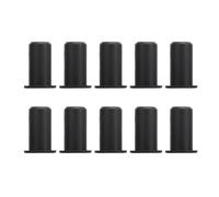 Jeffergarden Kit de Enrutamiento de Cables, Ojales de Pared de Silicona, Paquete de 10, 38 X 26 Mm, Cubierta de Orificio para Cable de Bloqueo de Polvo a Prueba de Agua para Mesa de Escritorio,