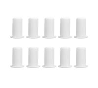 Jeffergarden Kit de Enrutamiento de Cables, Ojales de Pared de Silicona, Paquete de 10, 38 X 26 Mm, Cubierta de Orificio para Cable de Bloqueo de Polvo a Prueba de Agua para Mesa de Escritorio,