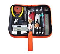 Jeffergarden Kit de Herramientas de Mantenimiento Portátil de 26pcs Guitar Tool Kit con Bolsa de Transporte para Graves de Guitarra Eléctrica Acústica Ukelele
