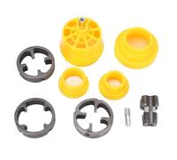 Jeffergarden Kit de Herramientas para Enhebrar Tubos de PVC para Tamaños de 1/2 3/4 1 Pulgada Compatible con Taladros Eléctricos