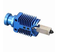 Jeffergarden Kit de Impresora 3D de Extremo Caliente de Alta Velocidad Kit de Cabezal Extrusor Fácil de Operar Extremo Caliente de Impresora 3D Ensamblado Hotend Conexión Roscada de 0,4 Mm Material