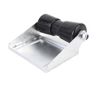 Jeffergarden Kit de Montaje de Rodillo de Quilla Rodillos de Remolque de Barco de Acero Galvanizado con Soporte Rodillo de Quilla de Goma de 8 Pulgadas con 2 Pernos para Remolques de Barcos Yates