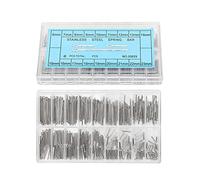 Jeffergarden Kit de Pasadores de Correa de Reloj, 360 Piezas, Herramienta de Reparación de Eslabones de Correa de Reloj de Acero Inoxidable de 7-23 Mm con Caja de Almacenamiento Transparente para