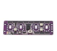 Jeffergarden Kit de Placa Base de Reloj Nixie Tube, Múltiples Funciones, Personaliza Colores Retroiluminados, Configuración de Hora Simple, CREA un Reloj Cautivador con Circuito, Brillo de