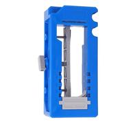 Jeffergarden Kit de Plantilla para Bisagra de Puerta Plantilla de Enrutador Integrada Ajustable con Almohadilla Antideslizante de Silicona para Cortar Bisagras de 3-5 Pulgadas de Largo 1/4