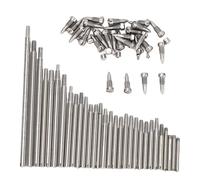 Jeffergarden Kit de Reparación de Instrumentos de Fagot de Tornillo de Fijación de Varillas Roscadas Bloques Ranurados para Mantener Instrumentos Musicales de Viento de Madera