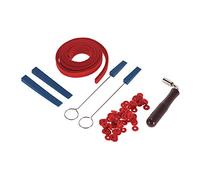 Jeffergarden Kit de Sintonizador de Piano Profesional Juego de Herramientas de Ajuste Completa con Llave de Goma de Goma de Goma de Llave.