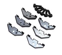 Jeffergarden Kit de Tuercas de Retención de Techo Rígido Clips de Tuercas de Montaje de Metal con Tornillos OEM 55397093AC Reemplazo Directo de 6 Piezas para Instalación de Techo Rígido de 2 Puertas