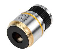 Jeffergarden Lente Objetivo Acromática para Microscopio Biológico 10x, 31,3 Mm para Alto Contraste, Imagen Clara con Carcasa de Aleación de Aluminio, Accesorios sin Aberración Cromática para óptica