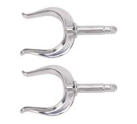 Jeffergarden Lock de Remos de Acero Inoxidable, Falda de Botes de 2 por Ciento para Botes Salvavidas para Kayaks