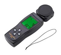 Jeffergarden Luxómetro, Rango de Medición hasta 20000LUX, Pantalla LCD, 180 Grados, Fotómetro Portátil con Retroiluminación, Probador de Temperatura, Diseño Compacto, para Hogar Jardín y Fotografía