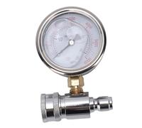 Jeffergarden Manómetro de Acero Inoxidable de 6000 PSI con Escala Doble de Conexión Rápida de 3/8 Pulgadas para Manguera de Lavado de Alta Presión y Pistola Rociadora