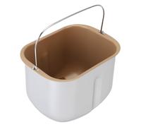 Jeffergarden Máquina para Hacer Pan Cubo para Hornear Bandeja Interior de Repuesto de Acero Inoxidable Cubo Cuadrado para Hacer Pan con Cuchilla Mezcladora 588 G Pieza de Aparato de Cocina para en