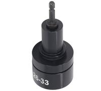 Jeffergarden Máquina Taponadora de Botellas Eléctrica Cabezal de Broca Junta de Goma Metálica Taponadora Automática de 26 a 33 Mm para Taladro Eléctrico Taladro Neumático y Sellado de Botellas