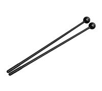 Jeffergarden Mazo de Baqueta, Piezas de Instrumentos de Percusión Orff Ligeras para Educación Musical Temprana y Uso Portátil (plastico negro)