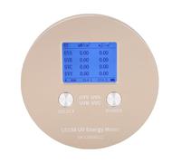 Jeffergarden Medidor de Potencia y Energía UV, Medidor de Luz UV con Detección Automática de Longitud de Onda, Muestreo de 2048 Hz y Resistencia Térmica de hasta 100 ℃, para el Monitoreo de