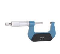 Jeffergarden Micrómetro Exterior de 25-50 Mm con Yunque de Carburo y Herramienta de Medición de Precisión de Graduación de 0,01 Mm para Maquinistas e Ingenieros