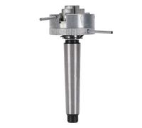 Jeffergarden Mini Plato Torno de Madera, Eje Cónico MT2 Autocentrante de 3 Mandíbulas, Rango de Sujeción de 10-35mm con Rosca M12x1.0 para Piezas de Torno de Torneado de Madera