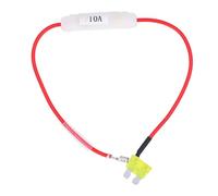 Jeffergarden Mini Vane/Wing Caja de Vehículo Tubo de Vidrio Accesorios de Prueba de Circuito Automotriz, 5PCS Conector de Soporte de Extensión de Cable Adaptador de Automóvil 16AWG, para Conector de