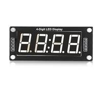 Jeffergarden Módulo de Pantalla LED Digital, Reloj TM1637 con Pantalla de 0,56 Pulgadas, Contador de Microcontrolador de Fácil Conexión para Temporizadores y Pantallas