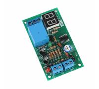 Jeffergarden Módulo de relé Temporizador de Cuenta Regresiva, Retardo Ajustable de 1 a 99 Segundos o Minutos con Pantalla LED