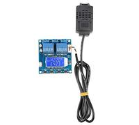 Jeffergarden Módulo de Sensor de Temperatura y Humedad, Termostato con Pantalla Digital, Control de Higrómetro Integrado para una Gestión Climática Precisa en Diversos Ambientes Interiores