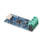 Jeffergarden Módulo USB Tipo C a Can, Adaptador Compacto con Indicador LED para Análisis Rápido de Datos, Compatible con Can 2.0A, 2.0B y -FD para Microcontroladores