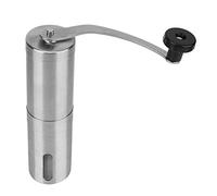 Jeffergarden Molinillo de café Manual Máquina de café Portátil de Acero Inoxidable Acero Inoxidable 304 4,8 X 4,8 X 18,9 Cm Diseño Extraíble para Viajes Camping Hogar Amantes del