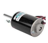 Jeffergarden Motor de Imán Permanente 12V 24V 30W Motor de CC de Alta Velocidad con Rodamiento de Bolas para Máquinas Rectificadoras y Cortadoras (24V6000rpm)