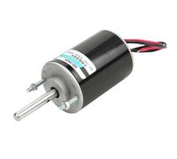 Jeffergarden Motor de Imán Permanente 12V 24V 30W Motor de CC de Alta Velocidad con Rodamiento de Bolas para Máquinas Rectificadoras y Cortadoras (12V3000rpm)