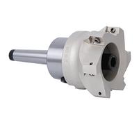 Jeffergarden MT2-FMB27 Portabrocas de Pinza Cortador de Fresa Frontal de 6 Flautas Fresa de Extremo Indexable de 90 Grados con Insertos 1604APMT para Fresado CNC Alta Dureza Resistencia a la