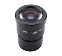 Jeffergarden Ocular de Microscopio Estéreo 10X, Ocular de Microscopio de Campo Amplio de Vidrio óptico, Montura de 30 Mm, Lente de Alta Resolución para Uso de Profesional Triocular Binocular